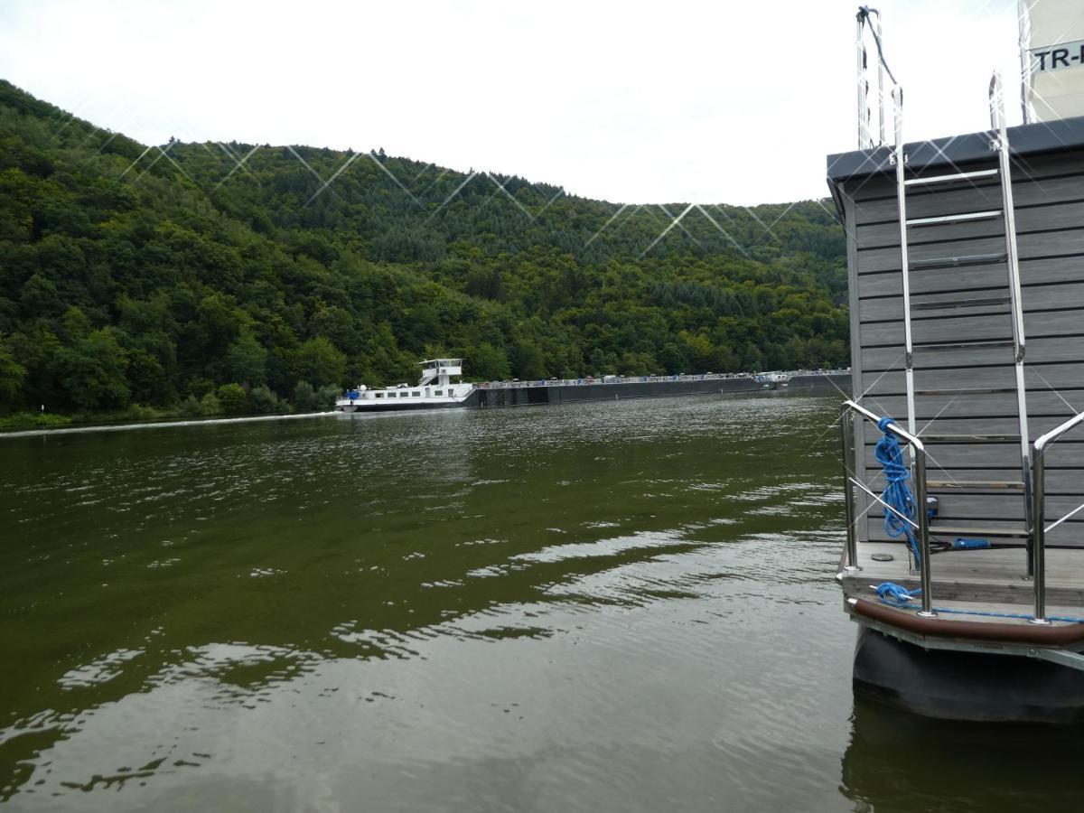 Hotel Hausboot Moselrose In Poelich Polich Exterior foto
